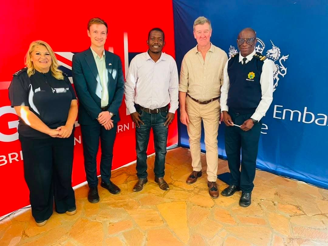 CODAZIM team attending anti-human trafficking training, hosted by UK in Zimbabwe